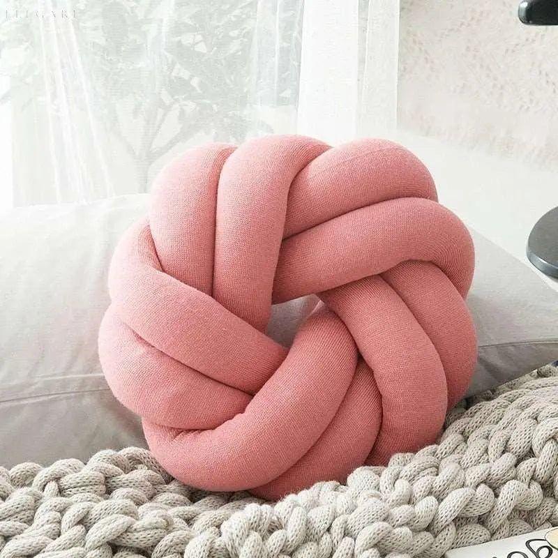 Knot Throw Pillow | Decorative Knotted Cushion