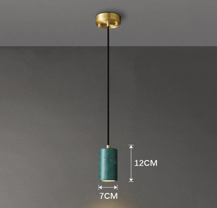 Modern Cylinder Pendant Ceiling Light LED | Minimalist Hanging Lamp For Kitchen Dining Room Bedroom