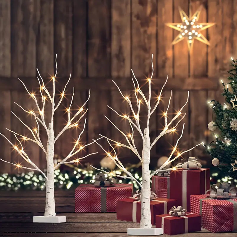 Birch Tree Light | Festive Tabletop Decoration