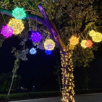 LED Garden Light Balls Outdoor | Hanging Sphere Lights