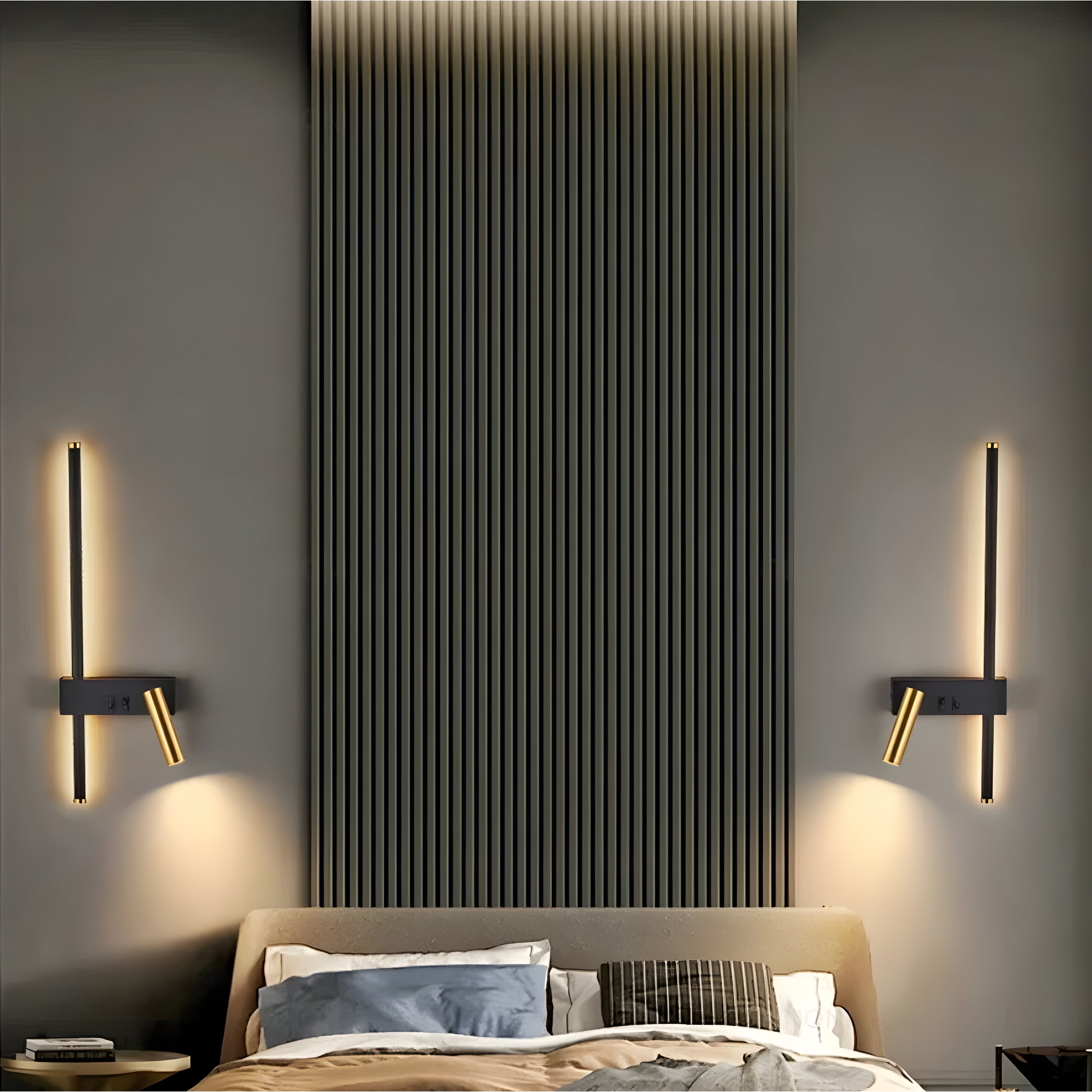 LED Wall Light | Up Down Minimalist Switch Adjustable Reading Spotlight