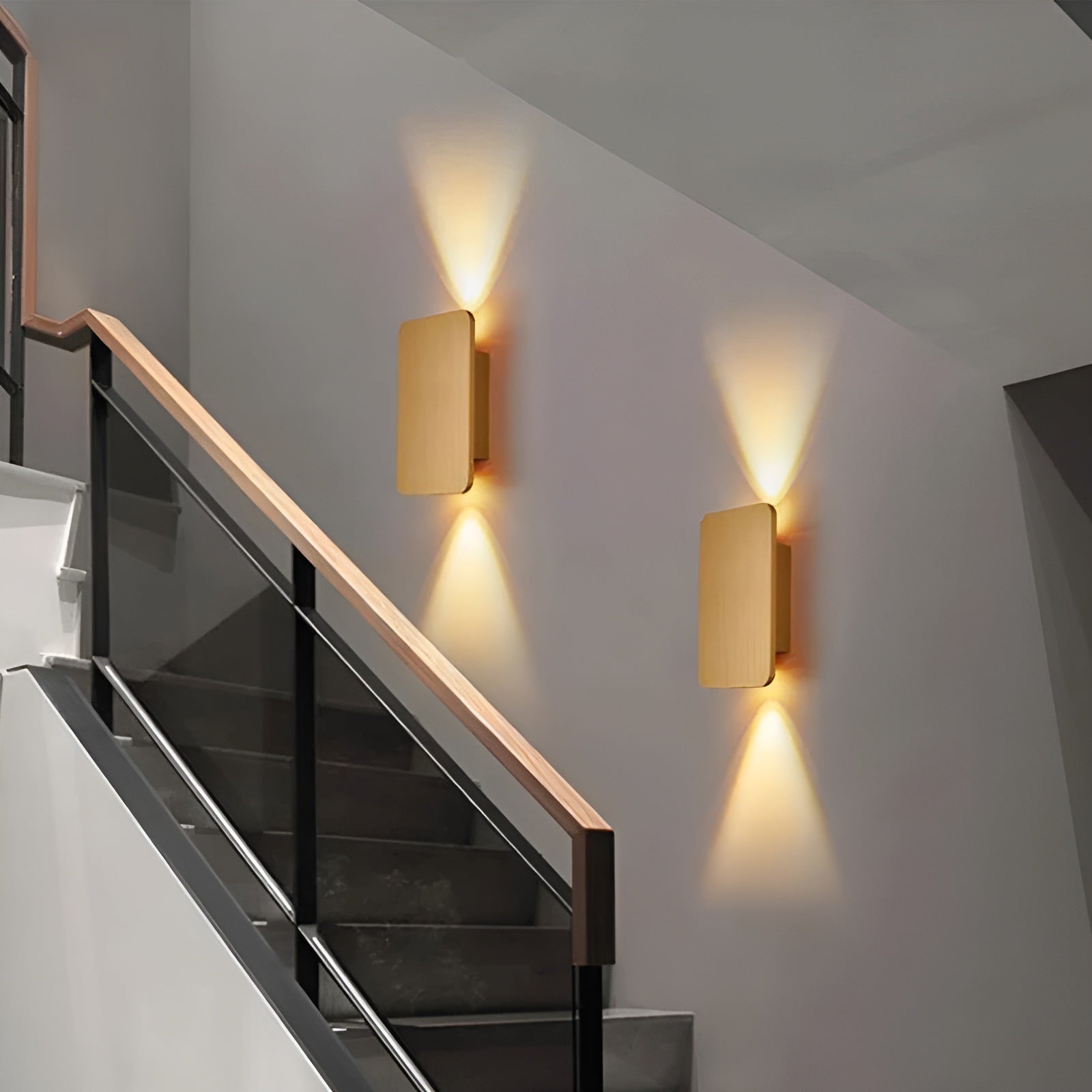 LED Wall Light | Rectangular Up Down Sconce For Hallway Staircase