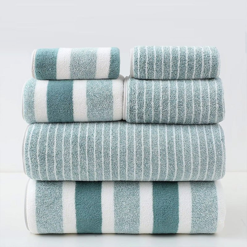 8 Piece Bathroom Towel Set | Quick Dry And Absorbent