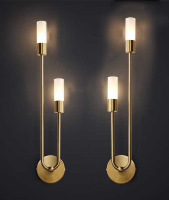 Minimalist Wall Sconce | Double Tube Design For Bedroom Living Room Hallway
