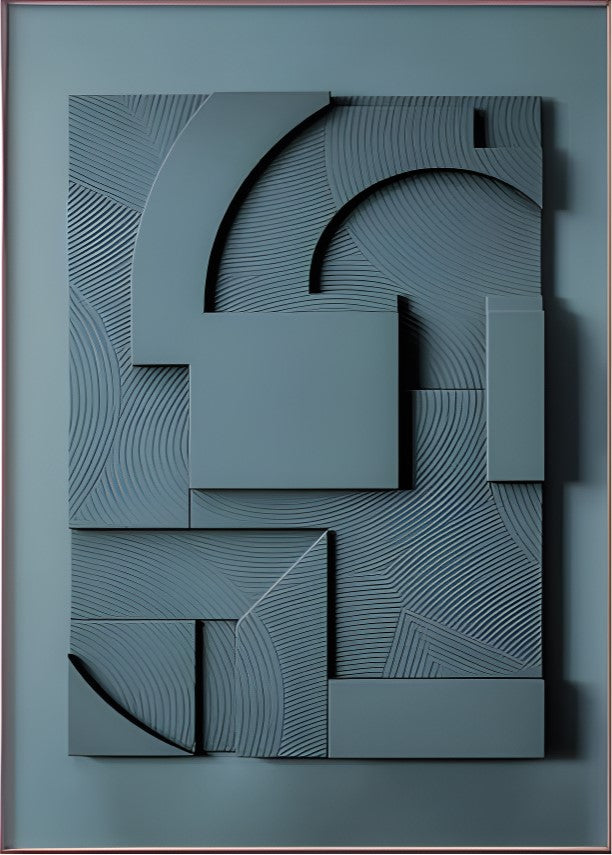 Minimalist Wall Art | Nordic Abstract 3D Canvas