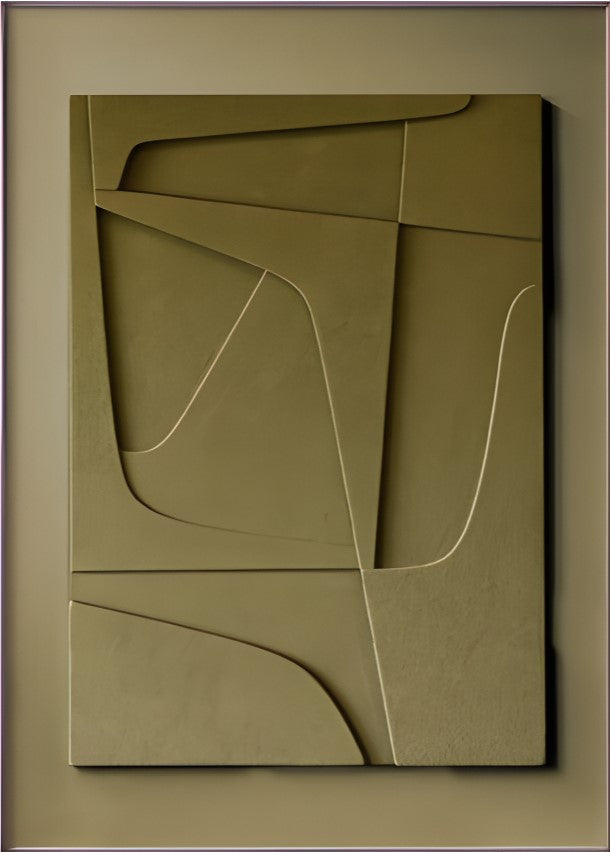 Minimalist Wall Art | Nordic Abstract 3D Canvas