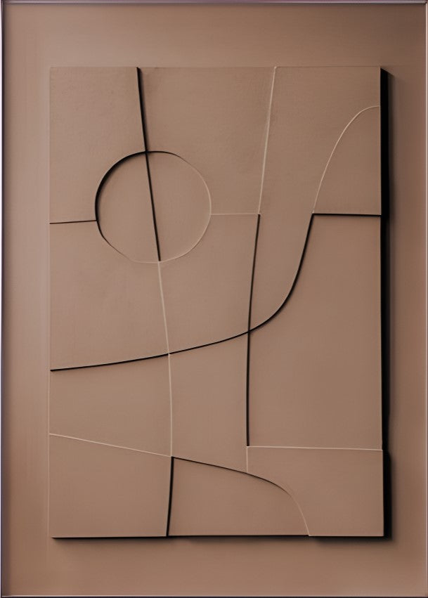 Minimalist Wall Art | Nordic Abstract 3D Canvas