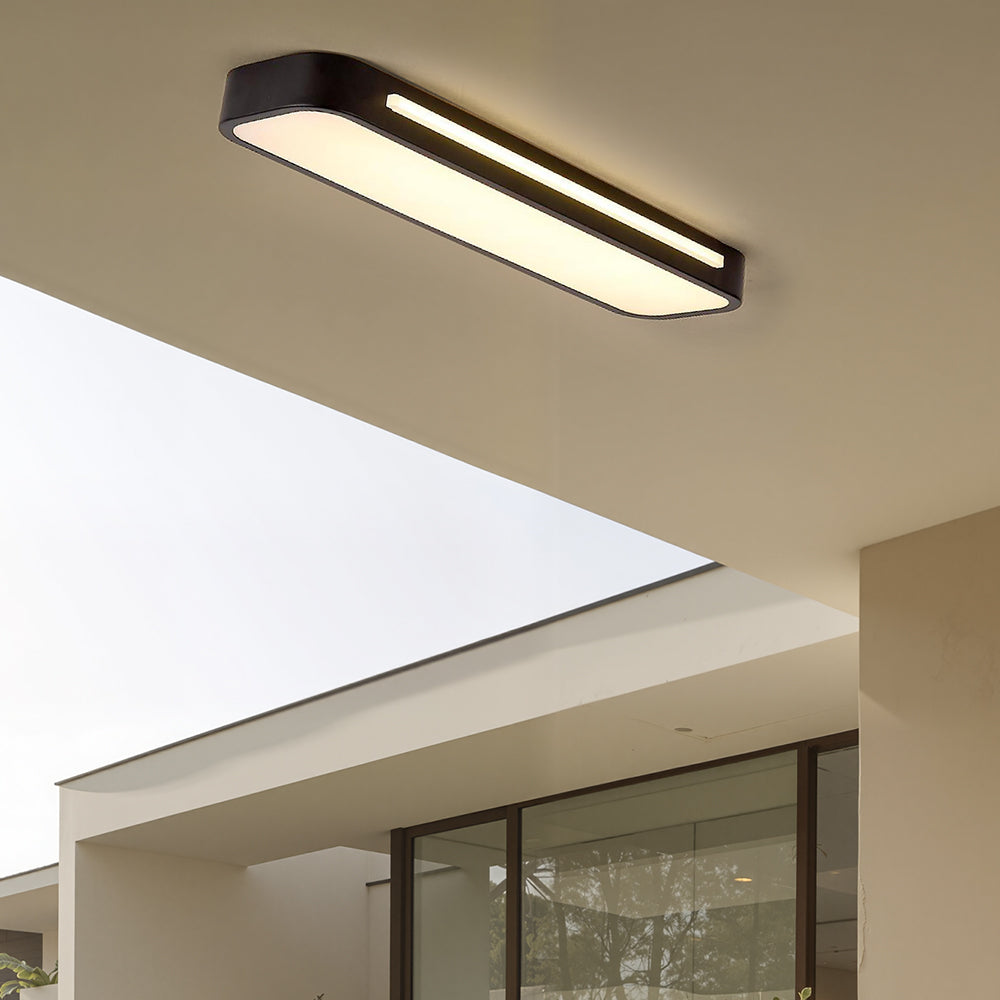 Rectangular Ceiling Light | Flush Mount