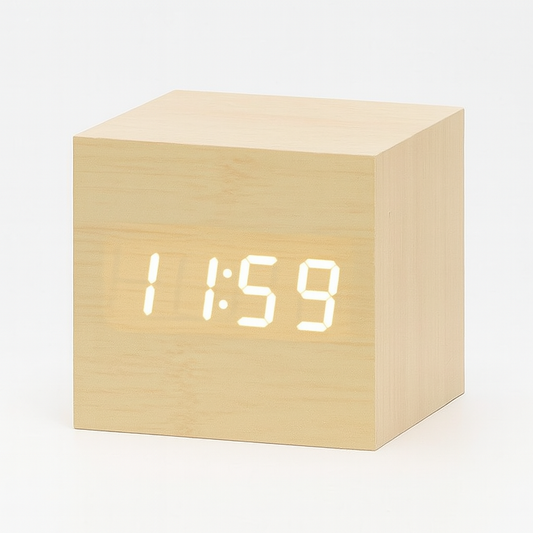 Digital Alarm Clock | Minimalist LED Bedside Clock
