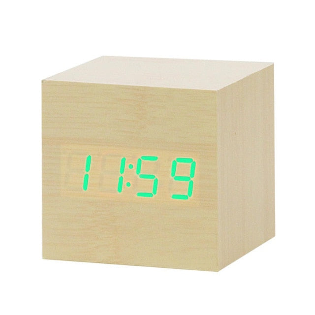 Digital Alarm Clock | Minimalist LED Bedside Clock