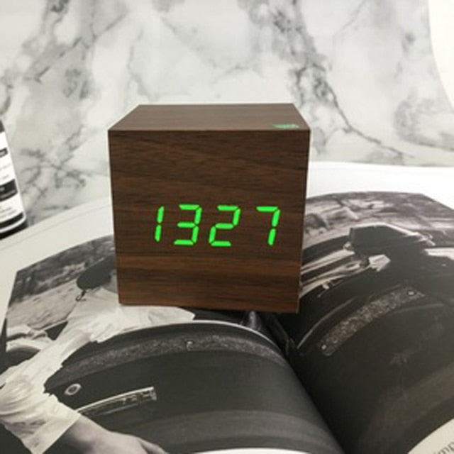 Digital Alarm Clock | Minimalist LED Bedside Clock