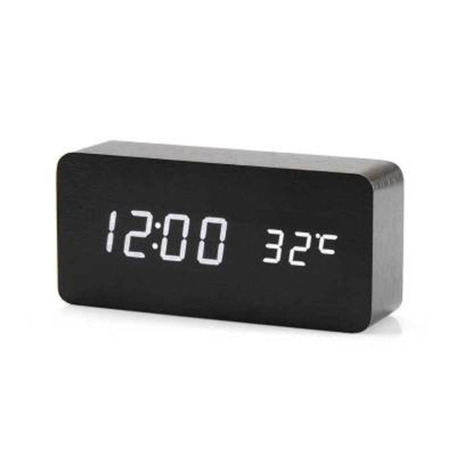 Digital Alarm Clock | Minimalist LED Bedside Clock