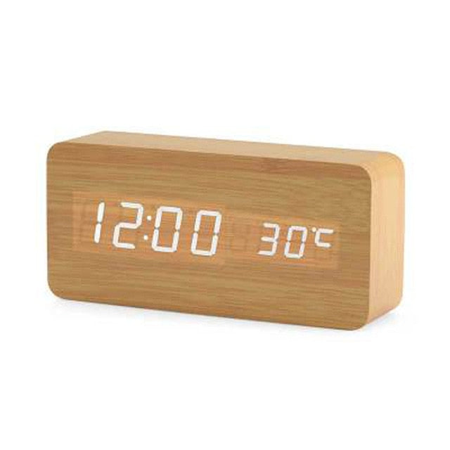 Digital Alarm Clock | Minimalist LED Bedside Clock