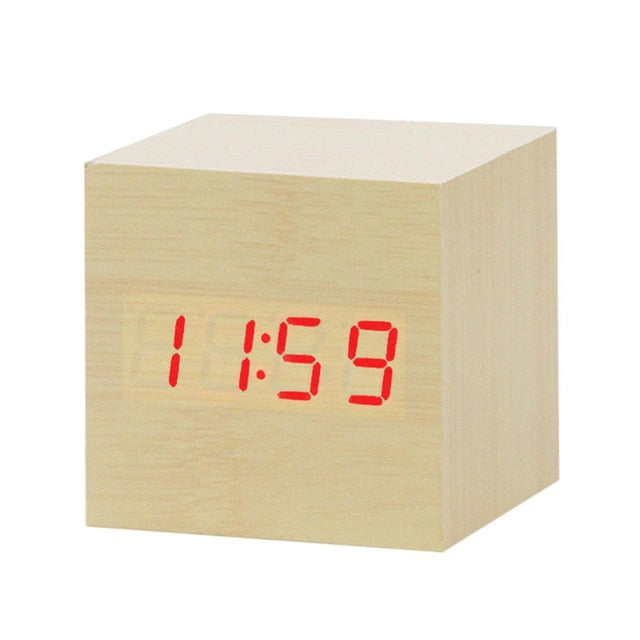Digital Alarm Clock | Minimalist LED Bedside Clock