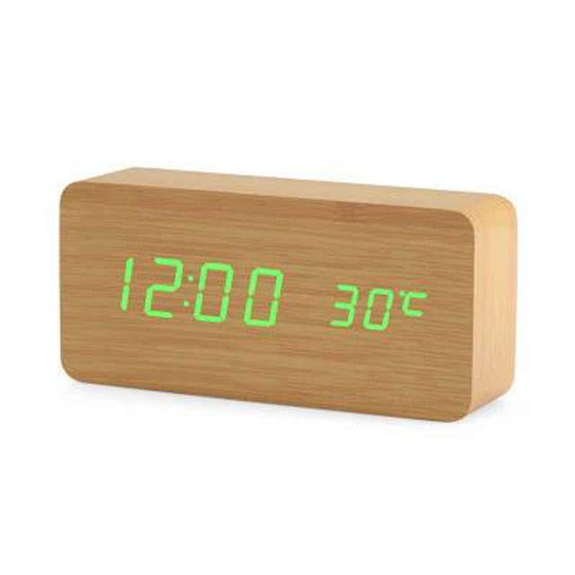 Digital Alarm Clock | Minimalist LED Bedside Clock