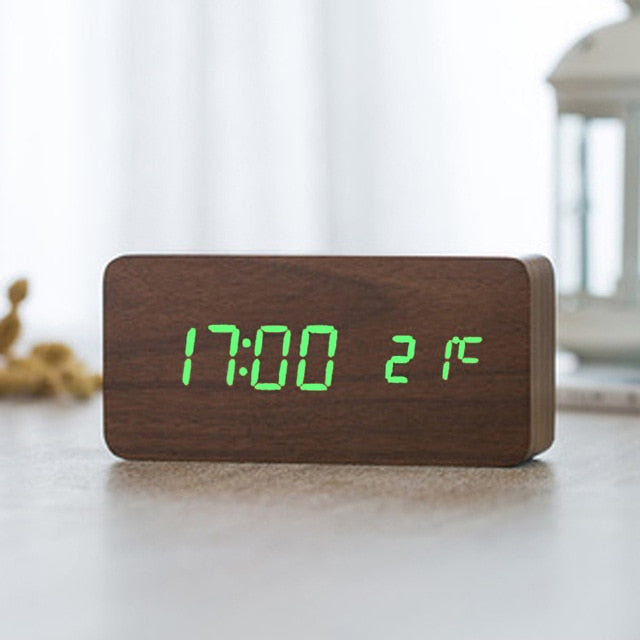 Digital Alarm Clock | Minimalist LED Bedside Clock