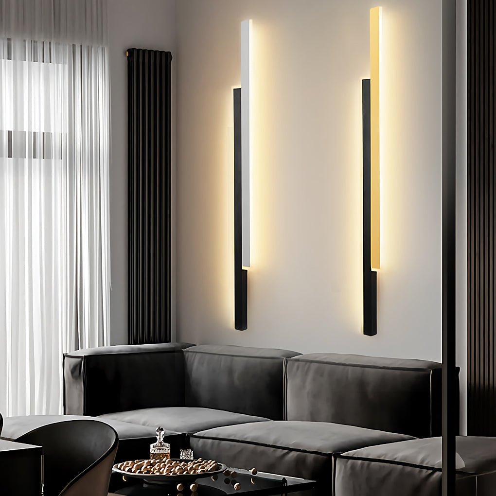 Double Long Wall Light | Modern Vertical Bar Sconce For Living Room Bedroom Bathroom
