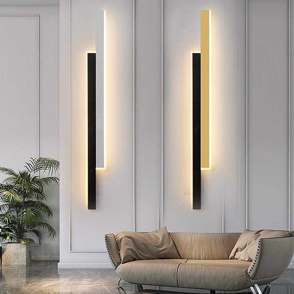 Double Long Wall Light | Modern Vertical Bar Sconce For Living Room Bedroom Bathroom