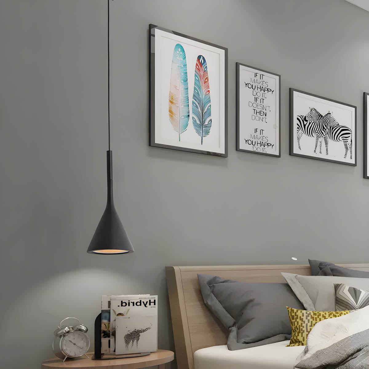 Modern LED Pendant Light | Minimalist Fixture For Living Room Dining Office