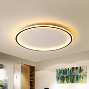 Round Halo Ceiling Light | Modern Flush Mount