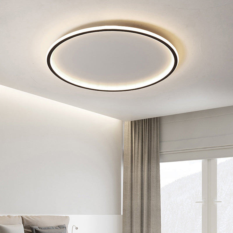 Round Halo Ceiling Light | Modern Flush Mount