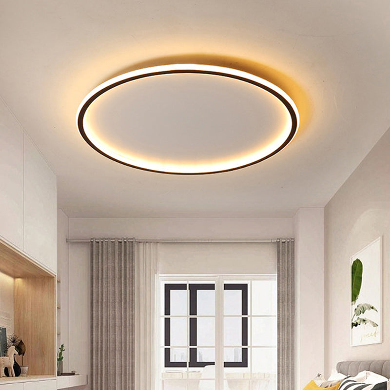 Round Halo Ceiling Light | Modern Flush Mount