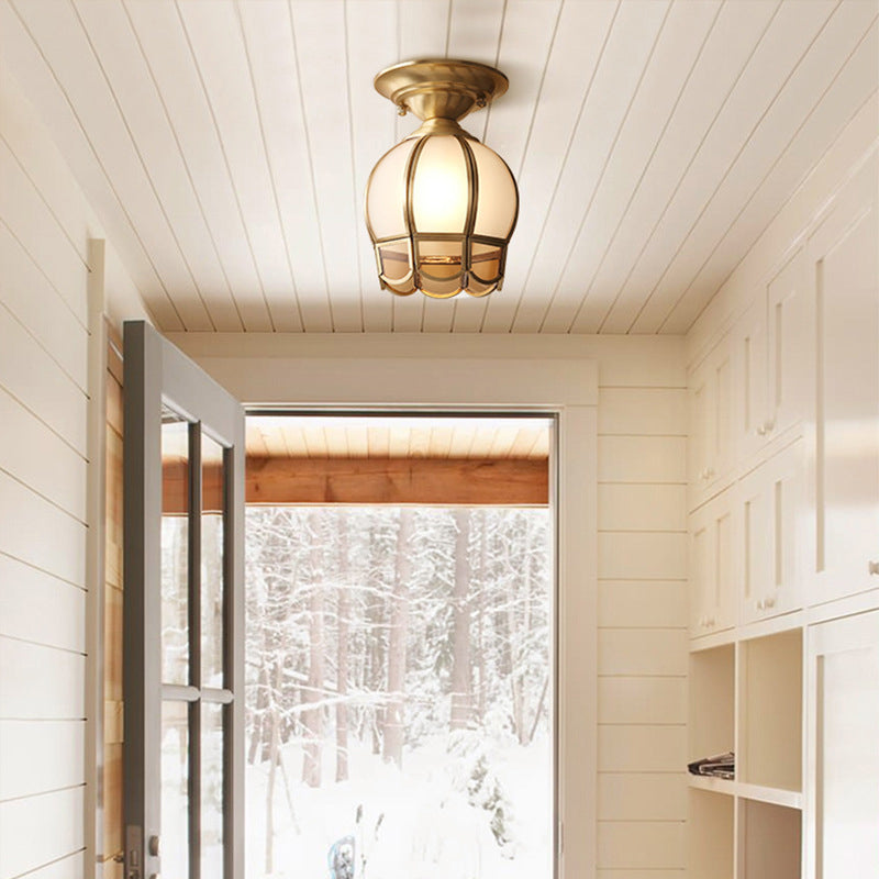 Classic Semi Flush Ceiling Light | Warm Ambient Lighting