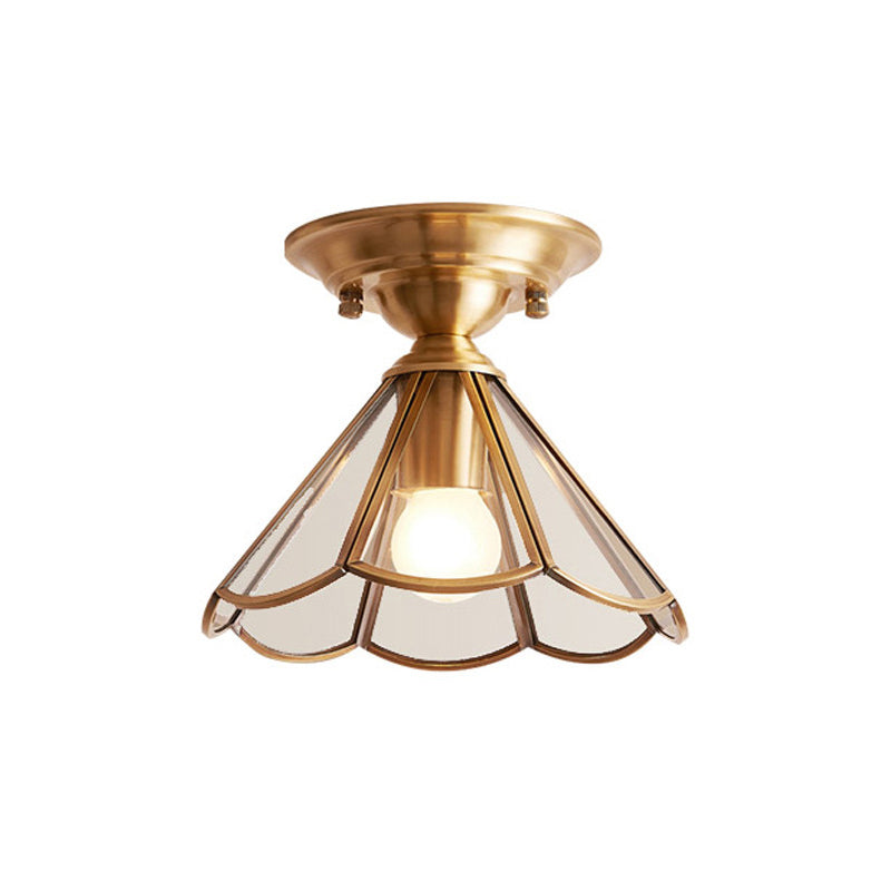 Classic Semi Flush Ceiling Light | Warm Ambient Lighting