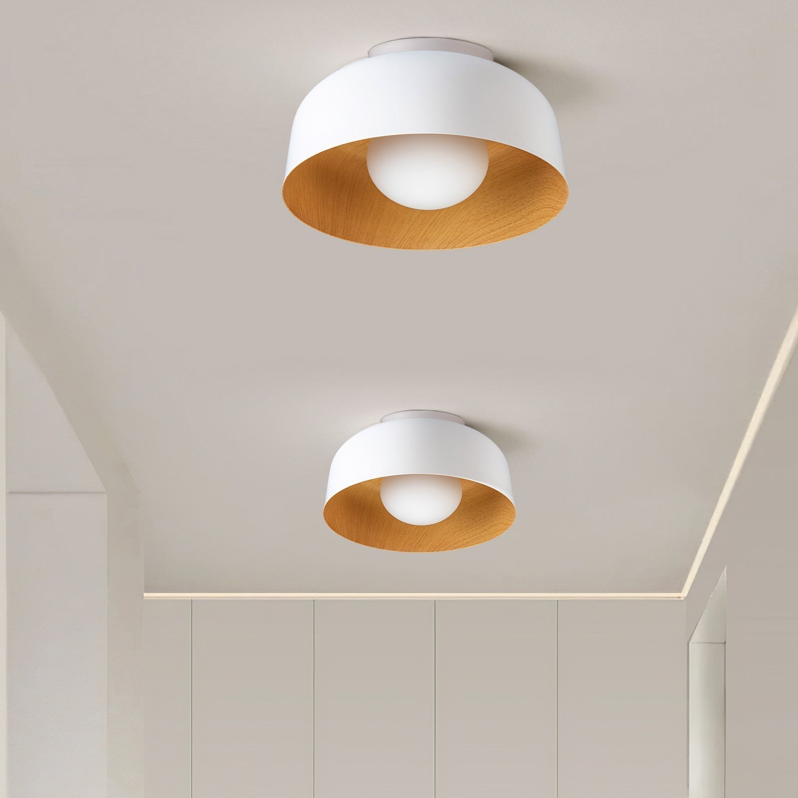 Modern Ceiling Light | Flush Mount for Hallway Living Room Bedroom