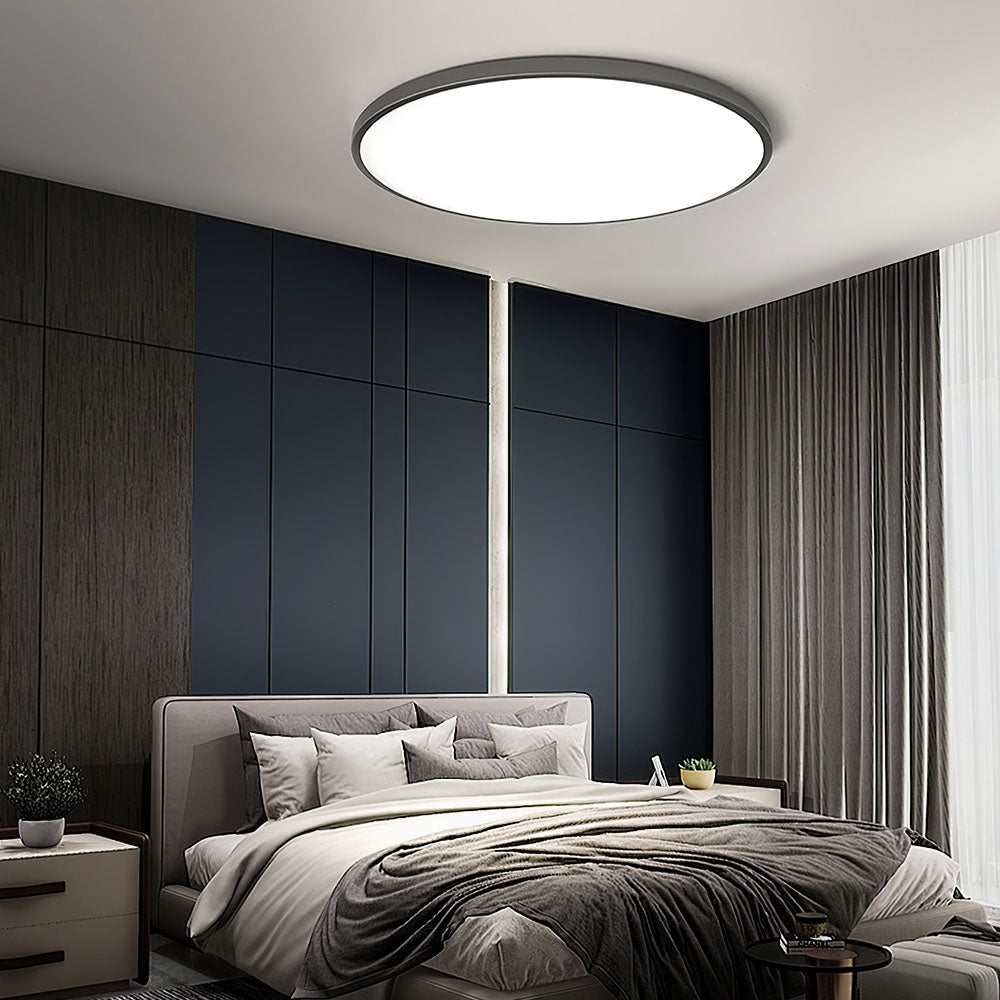 Ultra Thin LED Ceiling Light | Minimalist Round Flush Mount