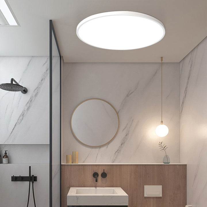 Ultra Thin LED Ceiling Light | Minimalist Round Flush Mount