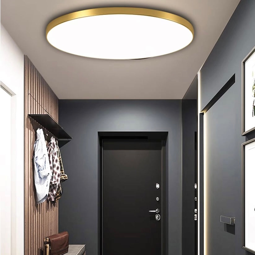 Ultra Thin LED Ceiling Light | Minimalist Round Flush Mount