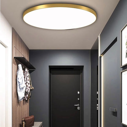 Ultra Thin LED Ceiling Light | Minimalist Round Flush Mount