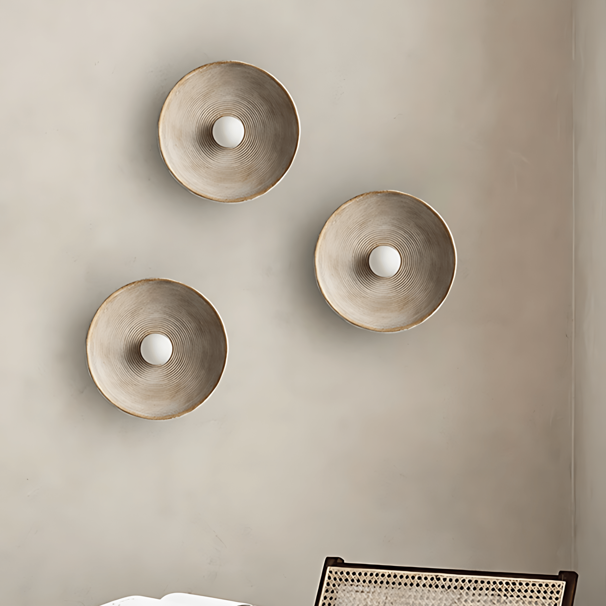 Sculptural Wall Light | Minimal Round Design
