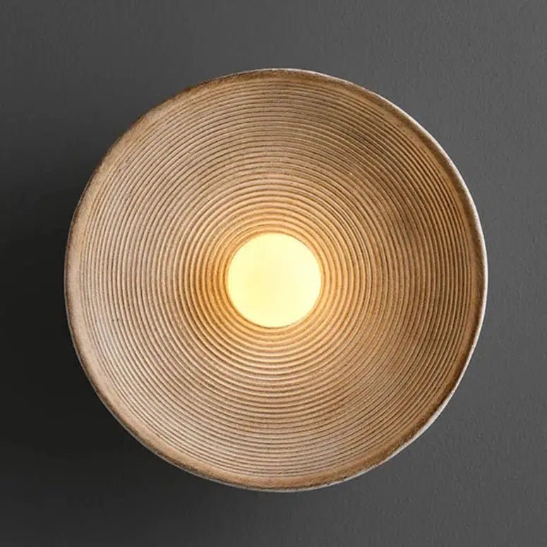 Sculptural Wall Light | Minimal Round Design