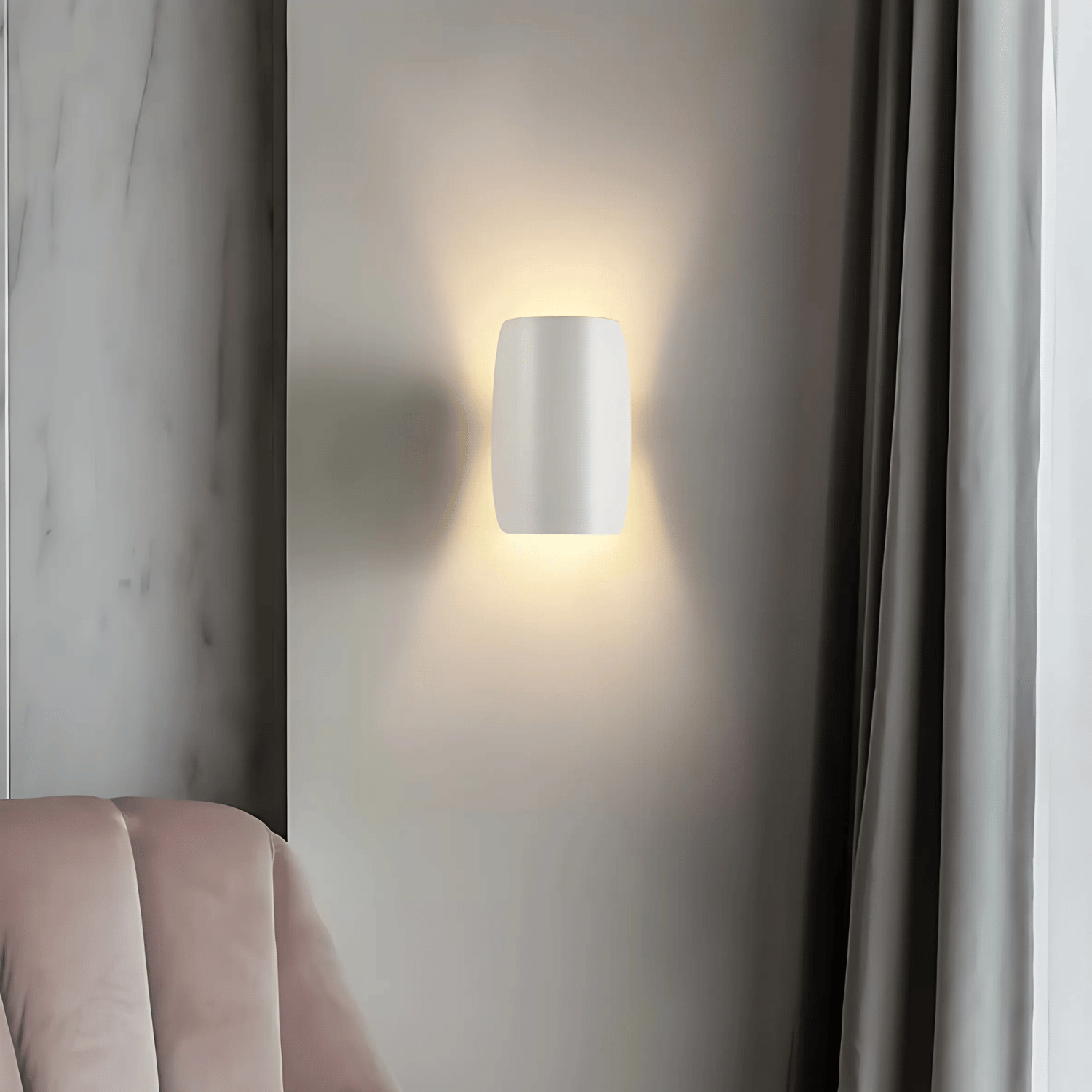 Modern LED Wall Light |  Minimalist Indoor Wall Sconce Up Down Ambient Lighting