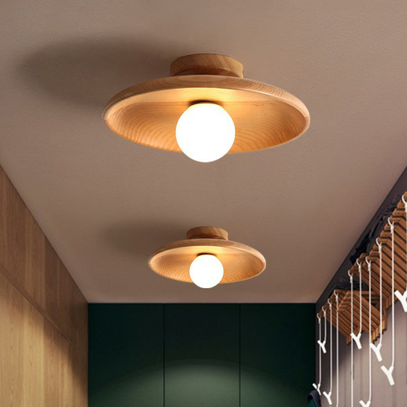 Japanese Style Ceiling Light | Semi Flush