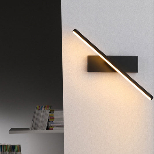 Rotating LED Wall Light | Adjustable Modern Linear Bar Sconce For Bedroom Living Room