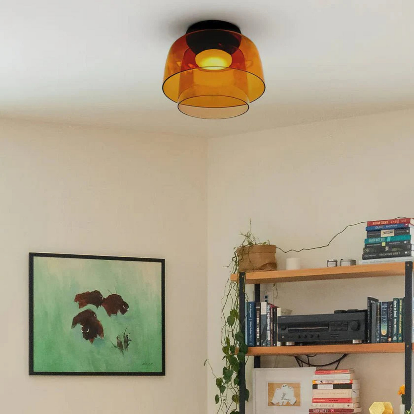 Modern Flush Mount Ceiling Light | Soft Ambient LED For Hallway Living Room Bedroom