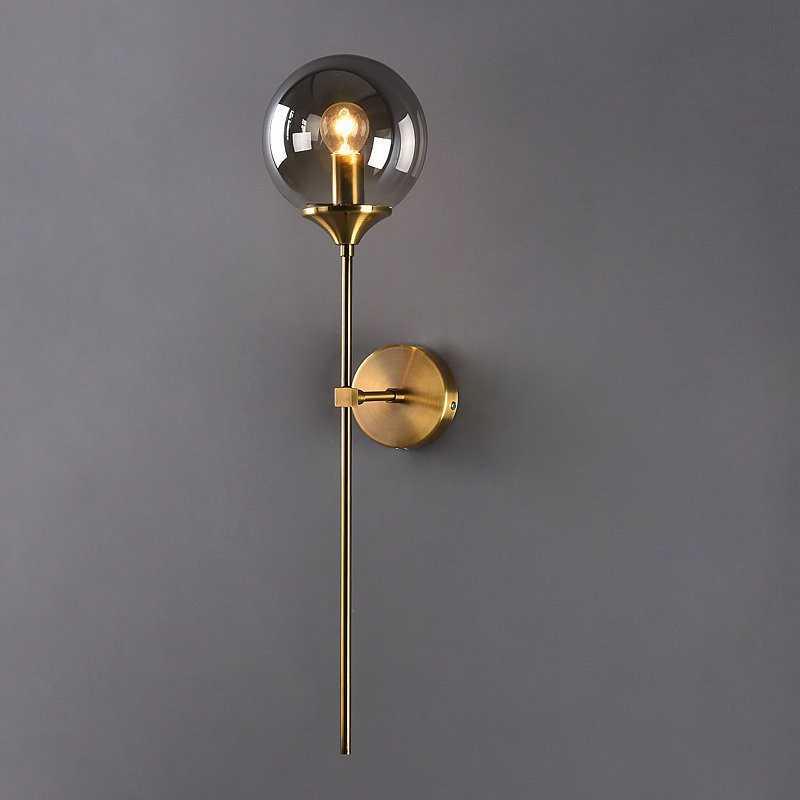 Modern Globe Wall Light | Wall Sconce For Living Room Bedroom & Dining Room