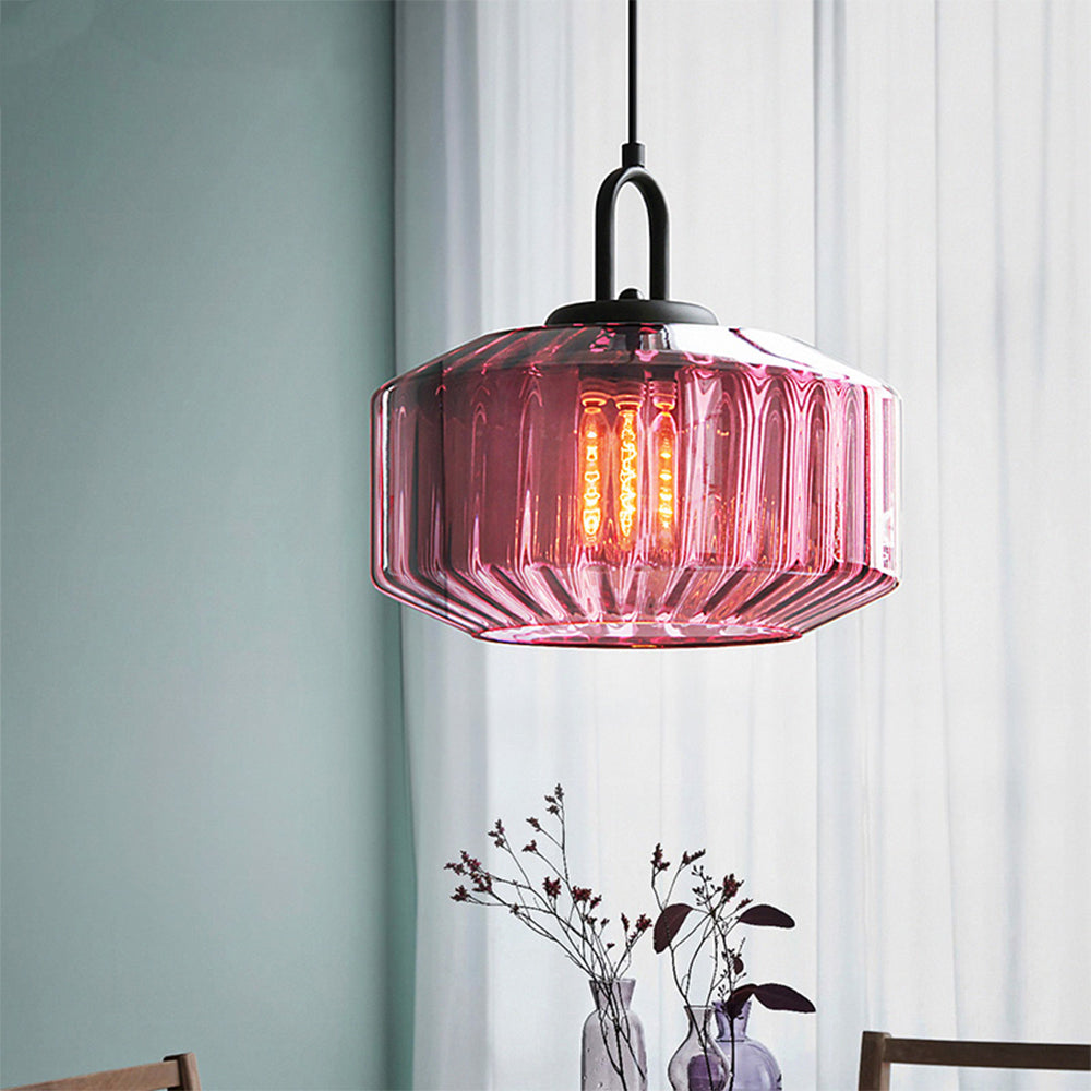 Ribbed Pendant Light | Dining Table Kitchen Island