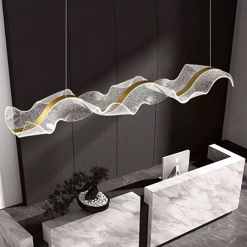 Wave Pendant Light | Modern Statement Ceiling Lighting