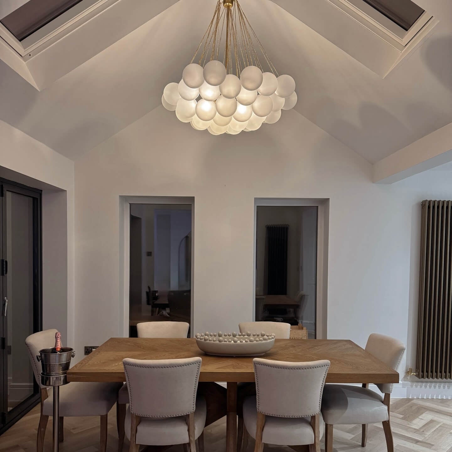 Bubble Cluster Chandelier | Statement Ceiling Light For Dining Room Living Room