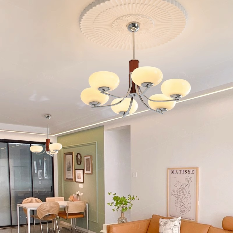 Bauhaus Style Chandelier | Ceiling Pendant Light for Living Room Dining Room