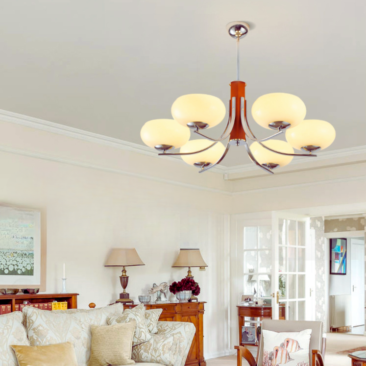 Bauhaus Style Chandelier | Ceiling Pendant Light for Living Room Dining Room