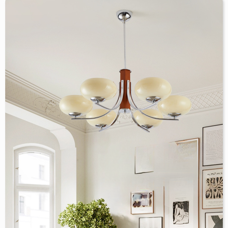 Bauhaus Style Chandelier | Ceiling Pendant Light for Living Room Dining Room