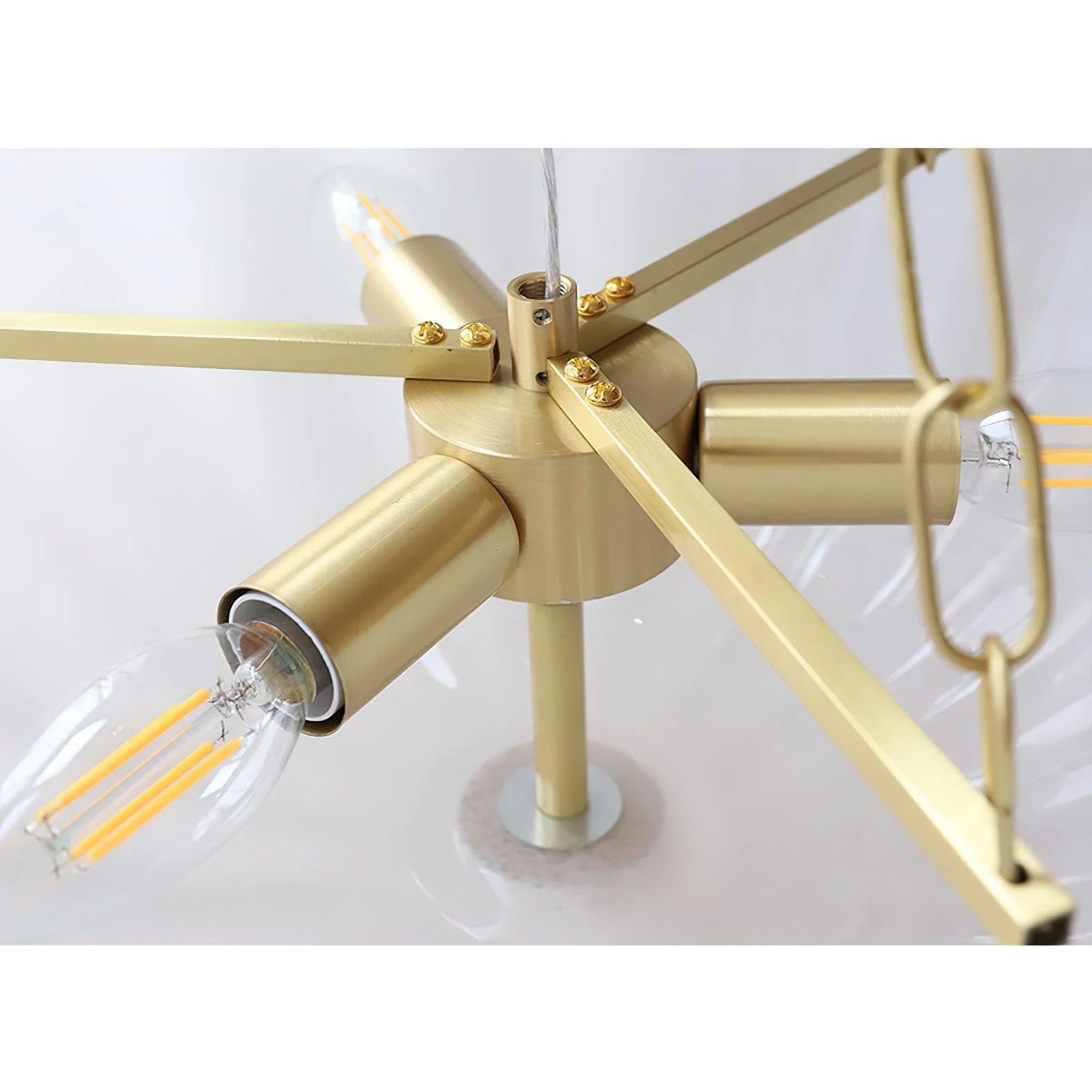 Half Bowl Pendant Light | Modern Chandelier For Living Room Bedroom