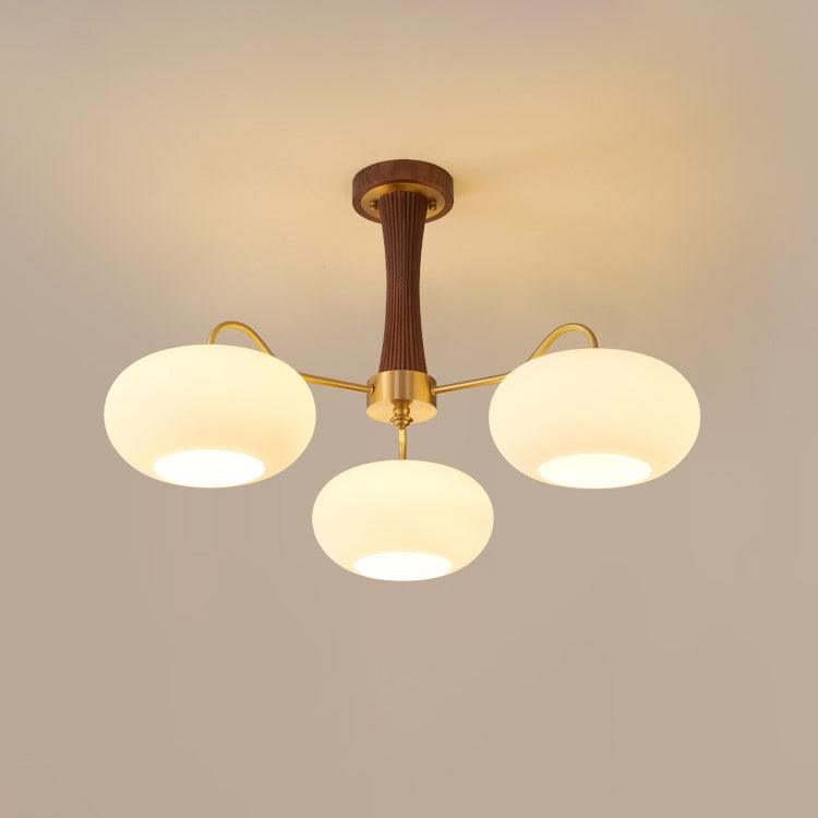 Dome Ceiling Light Semi Flush Chandelier
