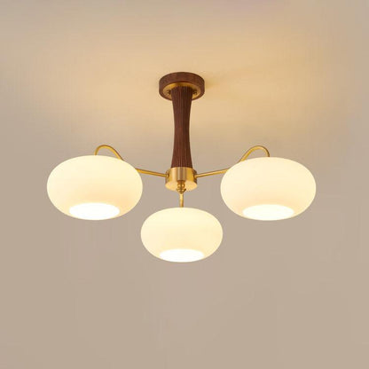 Dome Ceiling Light Semi Flush Chandelier