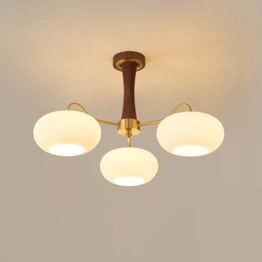 Dome Ceiling Light Semi Flush Chandelier